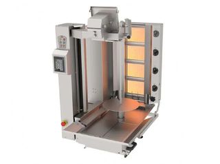ΠΡΟΣΦΟΡΑ!!!KARAMCO ADR-C1-4G-GK (90Kg γύρος) Γύρος Γυριέρα ROBOT Υγραερίου για Αυτόματο Κόψιμο με 4 Διακόπτες - LPG 9Kw / NG 9,6Kw - 72x92x126cm