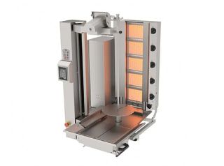 ΠΡΟΣΦΟΡΑ!!!KARAMCO ADR-C1-5G (120Kg γύρος) Γύρος Γυριέρα ROBOT Υγραερίου για Αυτόματο Κόψιμο με 5 Διακόπτες - LPG 11,25Kw / NG 12Kw - 72x92x115cm