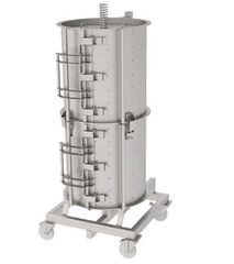 ΠΡΟΣΦΟΡΑ!!! KARAMCO ADK-14/2 (Ø56x120cm) Τροχήλατο Βαρέλι Προετοιμασίας Γύρου - 81x76,4x157cm