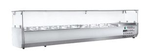 ΒΙΤΡΙΝΑ ΣΑΛΑΤΩΝ  ΕΠΙΤΡΑΠΕΖΙΑ  ΓΙΑ  6 GN1/3  Niki Inox R0SA.P4157S.63