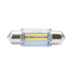 M-Tech ΛΑΜΠΑΚΙΑ ΠΛΑΦΟΝΙΕΡΑΣ C5W/C10W 12V 1W SV8,5 36mm LED 8xSMD3014 ΛΕΥΚΟ BLISTER 2ΤΕΜ.