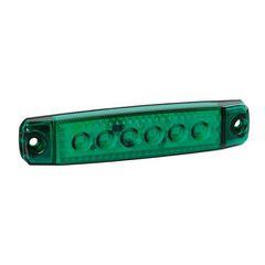 Lampa ΦΩΣ ΟΓΚΟΥ 6LED ΠΡΑΣΙΝΟ 12/24V 96mm ΑΔΙΑΒΡΟΧΟ 1ΤΕΜ.