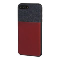 Lampa APPLE iPHONE 7 PLUS ΚΑΙ 8 PLUS ΘΗΚΗ ΚΙΝΗΤΟΥ DUO POCKET ΜΠΛΕ-ΜΠΟΡΝΤΩ ΜΑΓΝΗΤΙΚΗ SILVER LINE