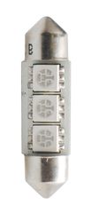 M-Tech ΛΑΜΠΑΚΙΑ ΠΛΑΦΟΝΙΕΡΑΣ C5W/C10W 12V 0,72W SV8,5 36mm CAN-BUS LED 3xSMD5050 PREMIUM ΜΠΛΕ 1ΤΕΜ. M-TECH