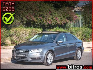Audi A3 2015 PANORAMA SEDAN 1.6 TDI 110HP AMBITION LED-XENON  EUR6