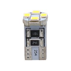 M-Tech T10 W5W 12V W2,1x9,5d LED 4xSMD3528 ΛΕΥΚΟ (ΚΑΡΦΩΤΟ CAN-BUS) OSRAM LED BLISTER 2ΤΕΜ. M-TECH