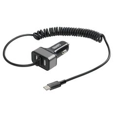 Lampa ΑΝΤΑΠΤΟΡΑΣ ΑΝΑΠΤΗΡΑ SILVER LINE 12/24V - 6000mA (2 USB ΚΑΙ ΚΑΛΩΔΙΟ ΦΟΡΤΙΣΗΣ TYPE C) - 150 cm