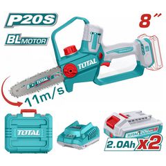 TGSLI20882E Σετ Αλυσοπρίονο Κλαδευτικό Μπαταρίας 8" 20V (2x2.0Ah) - ΜΕ ΜΠΑΤΑΡΙΑ & ΦΟΡΤΙΣΤΗ - TOTAL (#TGSLI20882E)