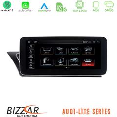 Bizzar Lite Series Audi A4/A5 (B8) 2008-2015 (με MMI3G) Android13 8Core (4+64GB) Navigation Multimedia 10.25" HD