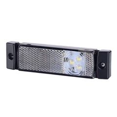 M-Tech ΦΩΣ ΟΓΚΟΥ ΑΝΑΚΛΑΣΤΙΚΟ LD127 12/24V 3LED HORPOL ΛΕΥΚΟ 13 x 3 cm -1ΤΕΜ.