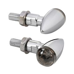 Lampa ΦΛΑΣ ΜΟΤΟ DROP 12V SMD LED (35x43mm) ΧΡΩΜΙΟ -2 ΤΕΜ.
