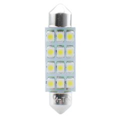 M-Tech ΛΑΜΠΑΚΙΑ ΠΛΑΦΟΝΙΕΡΑΣ C5W/C10W 12V SV8.5 41mm 1,5W 12xSMD2835 LED OSRAM ΜΠΛΕ BLISTER 2ΤΕΜ. M-TECH