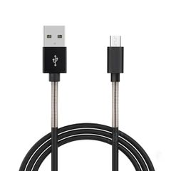 Amio Amio – Καλώδιο Ταχείας Φόρτισης USB σε Micro USB 2.4A 100cm για Smartphone & Συσκευές Micro USB – 1 Τεμ. (01431/AM)
