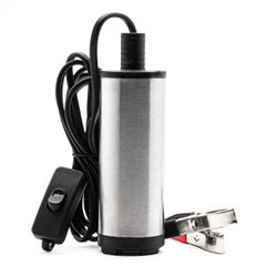 Amio Amio - Αντλία Αναρρόφησης Υγρών Ηλεκτρική 24V 60W διαμέτρου 51mm με παροχή 25L/min για άντληση πετρελαίου και λαδιού με υψηλή απόδοση και εύκολη χρήση σε δεξαμενές - 1 Τεμ. (02069/AM)