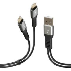 Lampa ΚΑΛΩΔΙΟ ΦΟΡΤΙΣΗΣ ΚΑΙ ΣΥΓΧΡΟΝΙΣΜΟΥ 100cm 480 MB/S 3000mA ΜΕ 2 APPLE 8 PIN (FAST CHARGE)