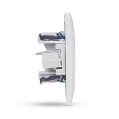 Entac Arnold Recessed wall LAN socket Cat5 White-thumb-2