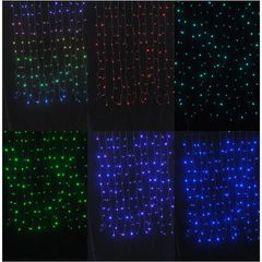 Entac Χριστουγεννιάτικα Κουρτίνα IP44 144 LED RGB 8x8 Λειτουργίες 1x1