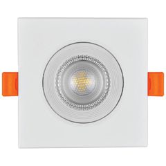 Avide LED Χωνευτό Σπότ 38° Τετράγωνο 7W Ψυχρό 6400K