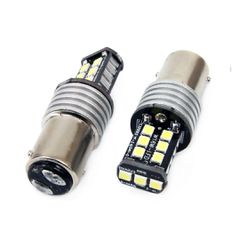 Amio Λαμπάκια LED P21/5W 1157 Amio 12/24V CANBUS με 800lm και 15 SMD 2835. Ισχυρό φως για στάση & φρένα. Σετ 2 τεμαχίων. Αγόρασε τώρα!