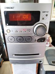 Mini hifi system Sony CMT-NEZ3, με cd, ραδιοφωνο, κασετοφωνο