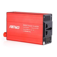 Amio Amio - INVERTER 24-230V max300W-peak600W ME 2 USB – 1 ΤΕΜ. (02471/AM)