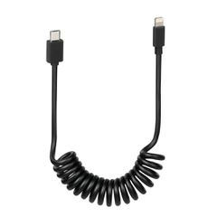 Lampa ΚΑΛΩΔΙΟ ΦΟΡΤΙΣΗΣ ΚΙΝΗΤΟΥ E-BIKE SPRING MICRO USB- APPLE 8 PIN ΣΠΙΡΑΛ 25-100cm