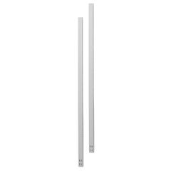 Lampa ΠΛΑΙΝΕΣ ΚΟΛΩΝΕΣ 210cm ΑΣΗΜΙ ΜΕΤΑΛΛΙΚΕΣ 2ΤΕΜ. ΓΙΑ ΣΤΑΝΤ TYPE J