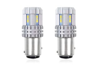 Amio Amio - P21/5W BAY15d 12/24V 22 LED SMD ULTRABRIGHT 3020 CANBUS ΛΕΥΚΟ 2ΤΕΜ. (02450/AM)