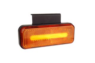 Amio Amio - ΦΩΣ ΟΓΚΟΥ ΦΟΡΤΗΓΟΥ LED ΠΟΡΤΟΚΑΛΙ 10-30V 124x49x22mm ΑΔΙΑΒΡΟΧΟ OM-02-O 1ΤΕΜ. (02376/AM)