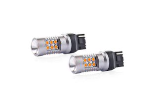 Amio Amio - WY21W T20 12/24V 6,2W 800lm LED 24xSMD3030 CAN-BUS ΚΙΤΡΙΝΟ 18x56mm 2ΤΕΜ. (02393/AM)