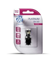 M-Tech P27W 3156 12/24V W2.5x16d 3,3W 14xSMD LED ΛΕΥΚΟ CANBUS BLISTER M-TECH - 1ΤΕΜ.