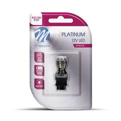 M-Tech P27/7W 3157 12/24V W2.5x16q 4,2W 14xSMD LED ΛΕΥΚΟ CANBUS BLISTER M-TECH -1ΤΕΜ.
