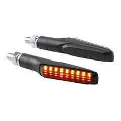 Lampa ΦΛΑΣ MOTO ΠΙΣΩ 12V SMD LED ΜΑΥΡΟ 3 ΧΡΗΣΕΩΝ (ΘΕΣΕΩΣ /ΦΛΑΣ/ΣΤΟΠ) 91x15mm LAMPA - 2 TEM.