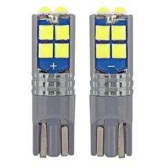 Amio Amio - T10 W5W 12V W2,1x9,5d ΛΕΥΚΟ 10SMDx3030 (ΚΑΡΦΩΤΟ - CAN-BUS) 2ΤΕΜ. (02447/AM)