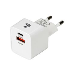 Lampa ΦΟΡΤΙΣΤΗΣ ME OIKIAKH ΠΡΙΖΑ 220/240V 20W ΜΕ 2 ΘΥΡΕΣ USB (A+C) LAMPA - 1 ΤΕΜ.