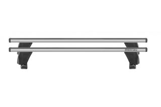 MENABO ΜΠΑΡΕΣ ΟΡΟΦΗΣ ΑΛΟΥΜΙΝΙΟΥ DELTA L SILVER 141 cm ROOF RACK ΣΕΤ ΣΕ ΑΣΗΜΙ ΧΡΩΜΑ ΜΕ ΠΡΟΣΤΑΤΕΥΤΙΚΑ ΚΑΠΑΚΙΑ ΑΚΡΩΝ ΓΙΑ ΑΠΛΗ ΟΡΟΦΗ MENABO - 2 ΤΕΜ.