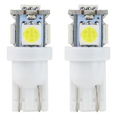 Amio Amio - Λάμπες LED T10 W5W 12V W2.1x9.5d Λευκό Φως 5600K με 5 SMD 5050 chips Καρφωτές για Φώτα Θέσης Πινακίδας και Εσωτερικού Φωτισμού Αυτοκινήτου - 1 σετ (01284/AM)