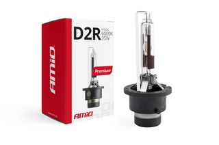 Amio Amio - Λάμπα Xenon D2R 6000K 35W 12V Premium για αντικατάσταση εργοστασιακών και aftermarket xenon με καθαρό λευκό φωτισμό και σταθερή απόδοση χωρίς τροποποιήσεις - 1 Τεμ. (01971/AM)