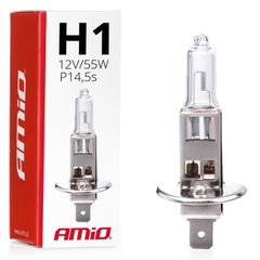 Amio Amio – H1 P14.5s 12V 55W LumiTec Λαμπτήρας Αλογόνου για Προβολείς Αυτοκινήτου – 1 Τεμ. (01484/AM)