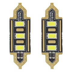 Amio Amio – LED Λαμπάκια Πλαφονιέρας C5W 39mm 12V 0.5W 5600K 3xSMD 5730 για Αυτοκίνητο – 2 Τεμ. (01450/AM)