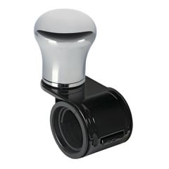 Lampa ΤΕΜΠΕΛΗΣ ΤΙΜΟΝΙΟΥ ΠΕΡΙΣΤΡΕΦΟΜΕΝΟΣ ΧΡΩΜΙΟ/ ΜΑΥΡΟ 20-40mm REVOLVE LAMPA - 1ΤΕΜ