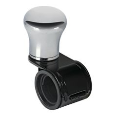 Lampa ΤΕΜΠΕΛΗΣ ΤΙΜΟΝΙΟΥ ΠΕΡΙΣΤΡΕΦΟΜΕΝΟΣ ΧΡΩΜΙΟ/ ΜΑΥΡΟ 20-40mm REVOLVE LAMPA - 1ΤΕΜ