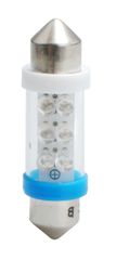 M-Tech ΛΑΜΠΑΚΙΑ ΠΛΑΦΟΝΙΕΡΑΣ C5W/C10W 12V 0,37W SV8,5 36mm LED 6xFlux 3mm ΜΠΛΕ M-TECH - 1 ΤΕΜ.