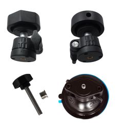 Βάση στήριξης - Starlink Mini Suction Cup Mount for sunroofs, windows and smooth surfaces portable mounting solution,gimbal adapter Black ( Κωδ.1-PER0169 )