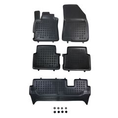 Λαστιχένια πατάκια Dacia Jogger / Hybrid (2023+) 7 passenger τύπου σκαφάκι - 4τμχ., Rezaw Plast