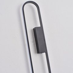 ΑΠΛΙΚΑ ΤΟΙΧΟΥ ΑΛΟΥΜΙΝΙΟ LED 18W 2340Lm 3000K 100x800mm ΜΑΥΡΟ ARTE ILLUMINA ELIX