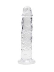 Loving Joy 6 Inch Suction Cup Dildo Clear-thumb-4