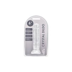 Loving Joy 6 Inch Suction Cup Dildo Clear-thumb-1