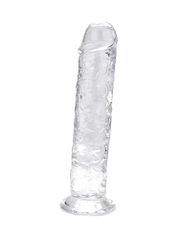 Loving Joy 7.5 Inch Suction Cup Dildo Clear-thumb-3