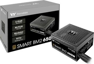 Thermaltake Smart BM2 650W Μαύρο Τροφοδοτικό Υπολογιστή Semi Modular 80 Plus Bronze